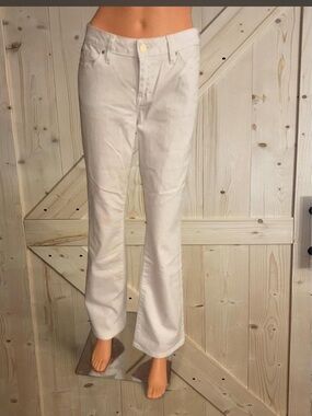 Jennifer Lopez White Bootcut Jeans